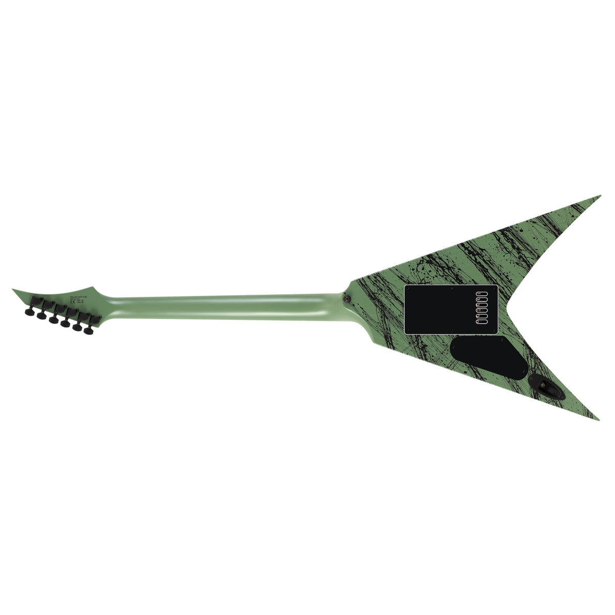 Solar V1.6AOP Canibalismo Electric Guitar - Army Green Open Pore w/-Gig Bag-Solar-Infinite Music