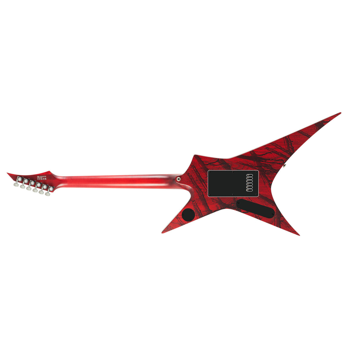 Solar X1.6Canibalismo+ Electric Guitar - Blood Red Open Pore w/Blood Red Splatter w/-Hard Case -SIGNED By OLA-Solar-Infinite Music