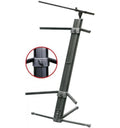 Soundart KSM-126 Multi Keyboard Stand Black-Soundart-Infinite Music