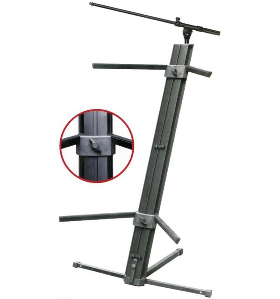 Soundart KSM-126 Multi Keyboard Stand Black-Soundart-Infinite Music