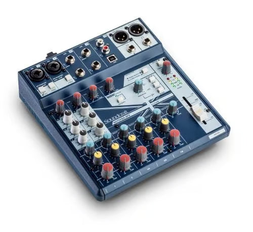 Soundcraft Notepad 8FX Compact 8-Channel PA Mixer with USB and FX-Soundcraft by HARMAN-Infinite Music
