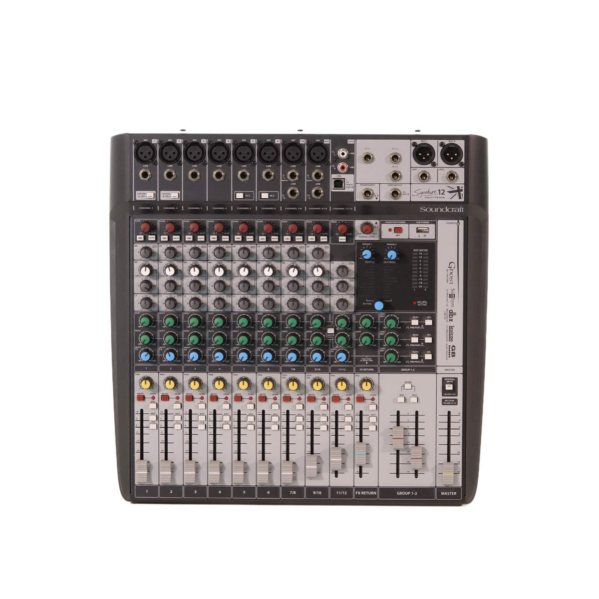 Soundcraft Signature 12 MTK Mixer with USB and Effects-Soundcraft by HARMAN-Infinite Music