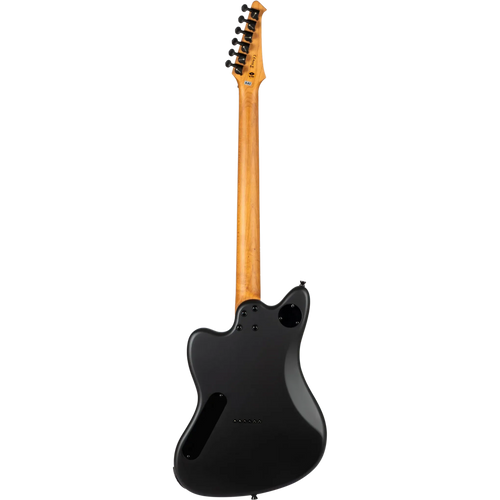 Spira Guitars J-400 MBK BAR BARITONE 27"-Scale Electric Guitar - EB Satin Black-Spira-Infinite Music