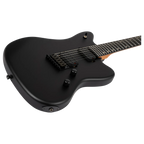 Spira Guitars J-400 MBK BAR BARITONE 27"-Scale Electric Guitar - EB Satin Black-Spira-Infinite Music