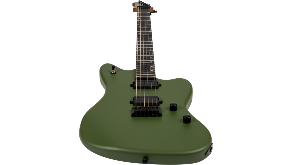 Spira Guitars J-400 MGR Electric Guitar EB - Satin Dark Green-Spira-Infinite Music