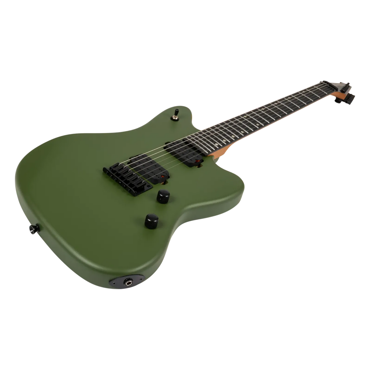 Spira Guitars J-400 MGR Electric Guitar EB - Satin Dark Green-Spira-Infinite Music