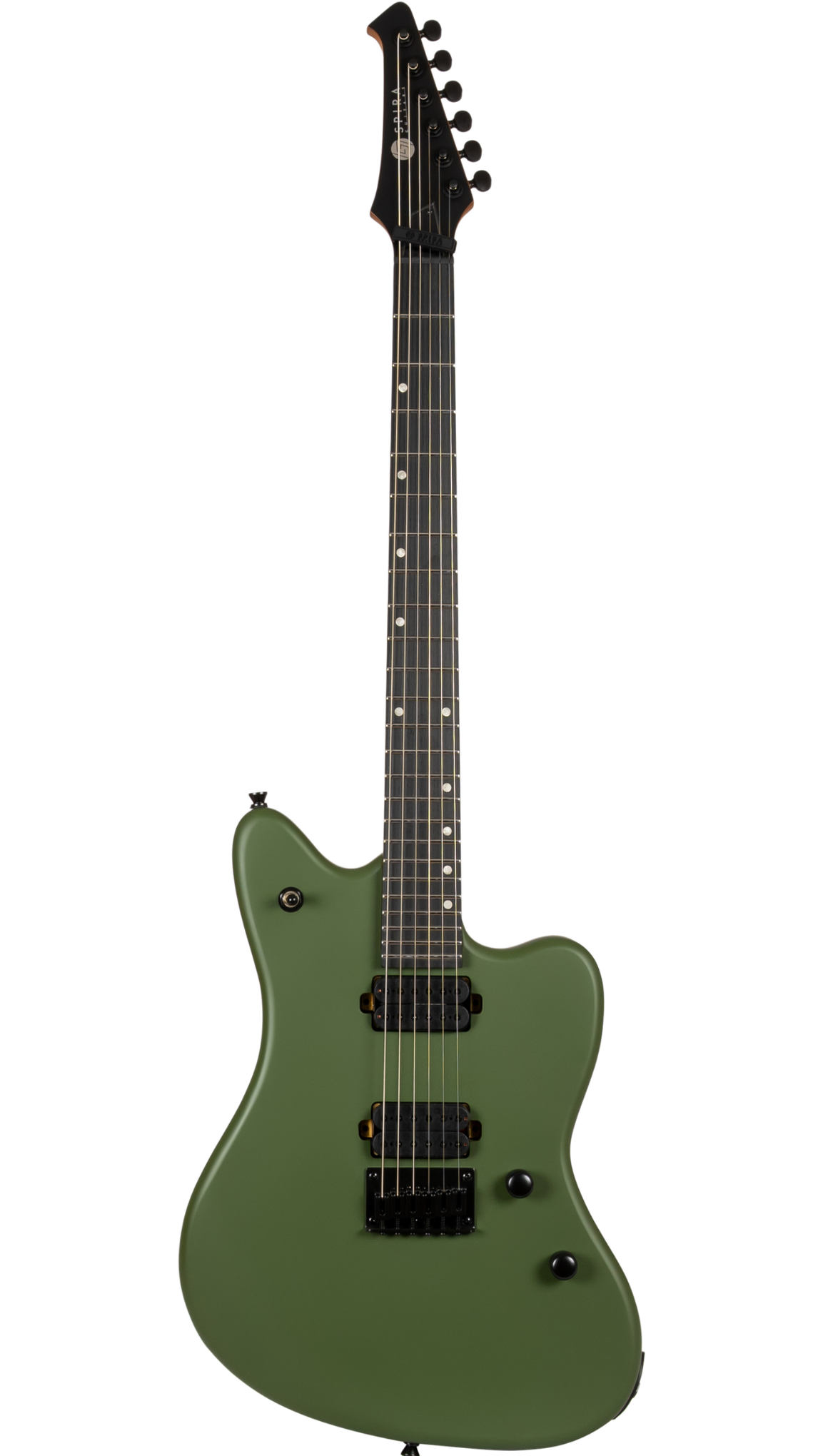 Spira Guitars J-400 MGR Electric Guitar EB - Satin Dark Green-Spira-Infinite Music