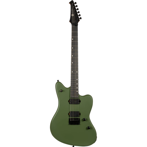 Spira Guitars J-400 MGR Electric Guitar EB - Satin Dark Green-Spira-Infinite Music