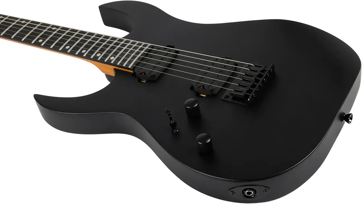 Spira Guitars S-400 MBK LEFT-HANDED Electric Guitar EB - Satin Black-Spira-Infinite Music