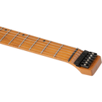Spira Guitars S-400 MGR HLS Headless Electric Guitar Roasted MN - Satin Dark Green-Spira-Infinite Music