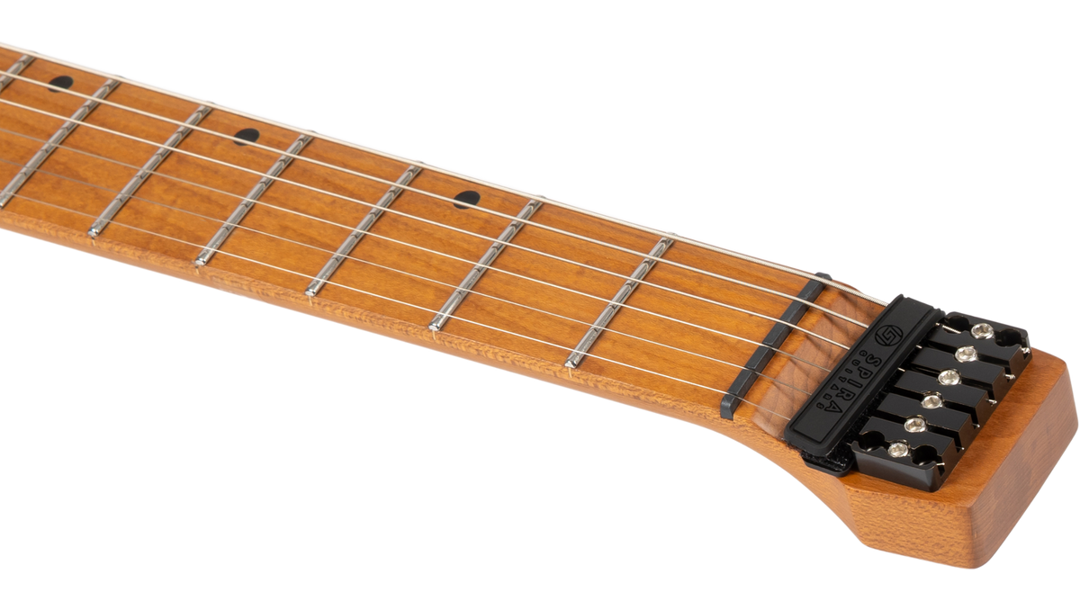 Spira Guitars S-400 MGR HLS Headless Electric Guitar Roasted MN - Satin Dark Green-Spira-Infinite Music
