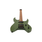 Spira Guitars S-400 MGR HLS Headless Electric Guitar Roasted MN - Satin Dark Green-Spira-Infinite Music