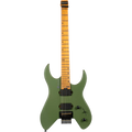 Spira Guitars S-400 MGR HLS Headless Electric Guitar Roasted MN - Satin Dark Green-Spira-Infinite Music