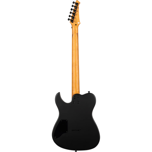 Spira Guitars T-400 MBK BAR BARITONE 27"-Scale Electric Guitar EB - Satin Black-Spira-Infinite Music