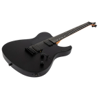 Spira Guitars T-400 MBK BAR BARITONE 27"-Scale Electric Guitar EB - Satin Black-Spira-Infinite Music