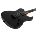 Spira Guitars T-400 MBK BAR BARITONE 27"-Scale Electric Guitar EB - Satin Black-Spira-Infinite Music