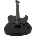 Spira Guitars T-400 MBK BAR BARITONE 27"-Scale Electric Guitar EB - Satin Black-Spira-Infinite Music