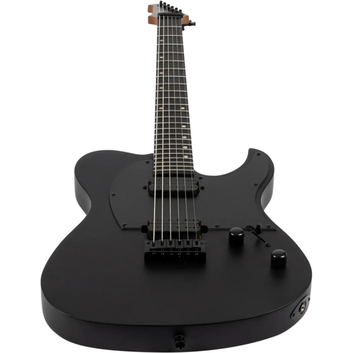 Spira Guitars T-400 MBK BAR BARITONE 27"-Scale Electric Guitar EB - Satin Black-Spira-Infinite Music