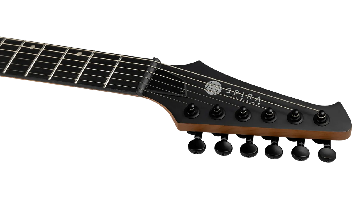 Spira Guitars T-400 MBK Electric Guitar EB - Satin Black-Spira-Infinite Music