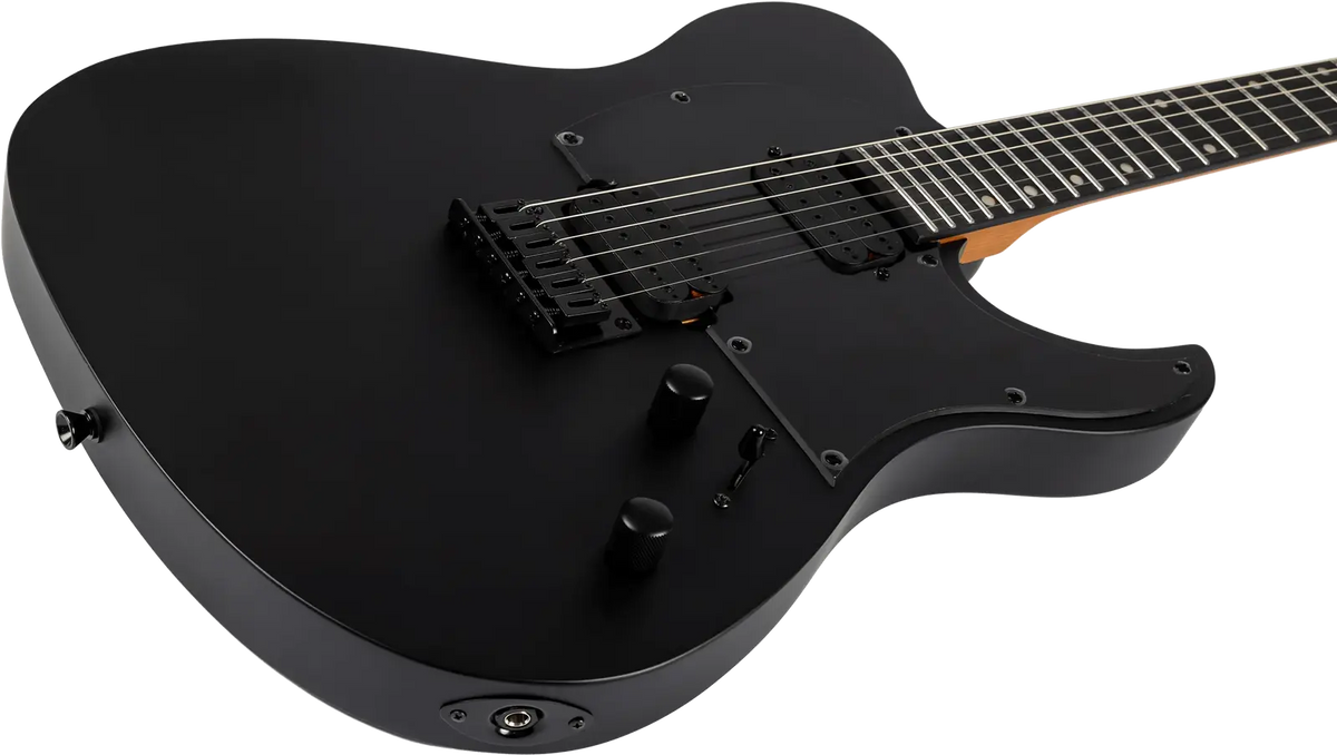 Spira Guitars T-400 MBK Electric Guitar EB - Satin Black-Spira-Infinite Music