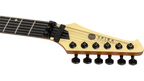 Spira Guitars V-420 AWH Electric Guitar EB - Antique White w/ Pinstripes-Spira-Infinite Music