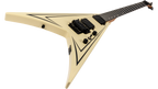 Spira Guitars V-420 AWH Electric Guitar EB - Antique White w/ Pinstripes-Spira-Infinite Music