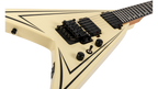 Spira Guitars V-420 AWH Electric Guitar EB - Antique White w/ Pinstripes-Spira-Infinite Music