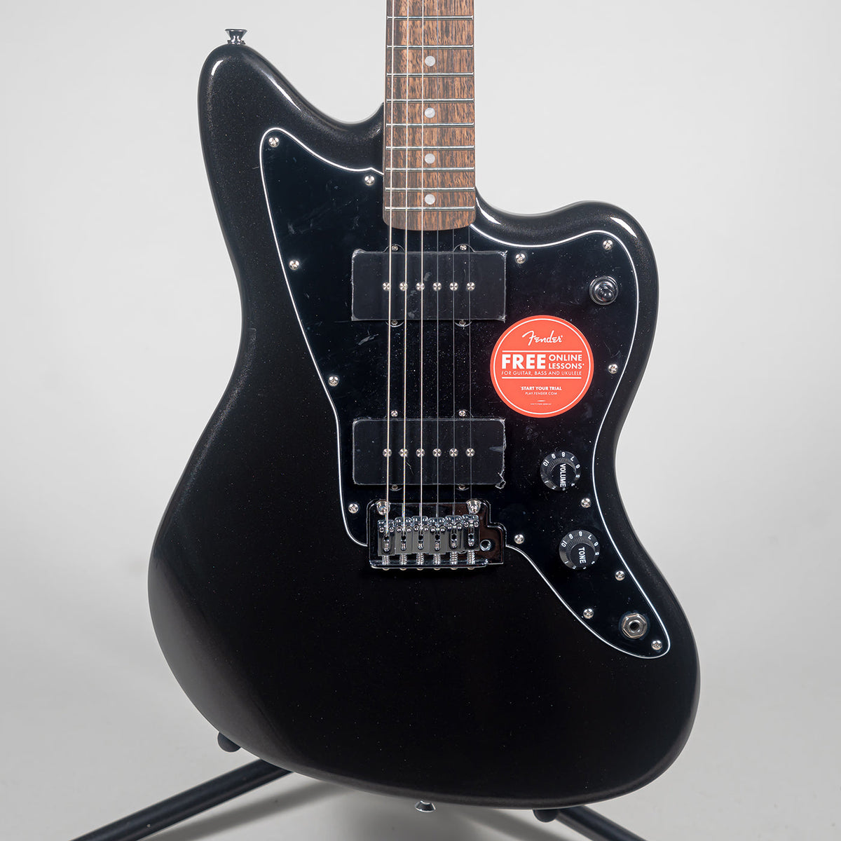 Squier Affinity Series Jazzmaster Electric Guitar - Metallic Black-Squier-Infinite Music