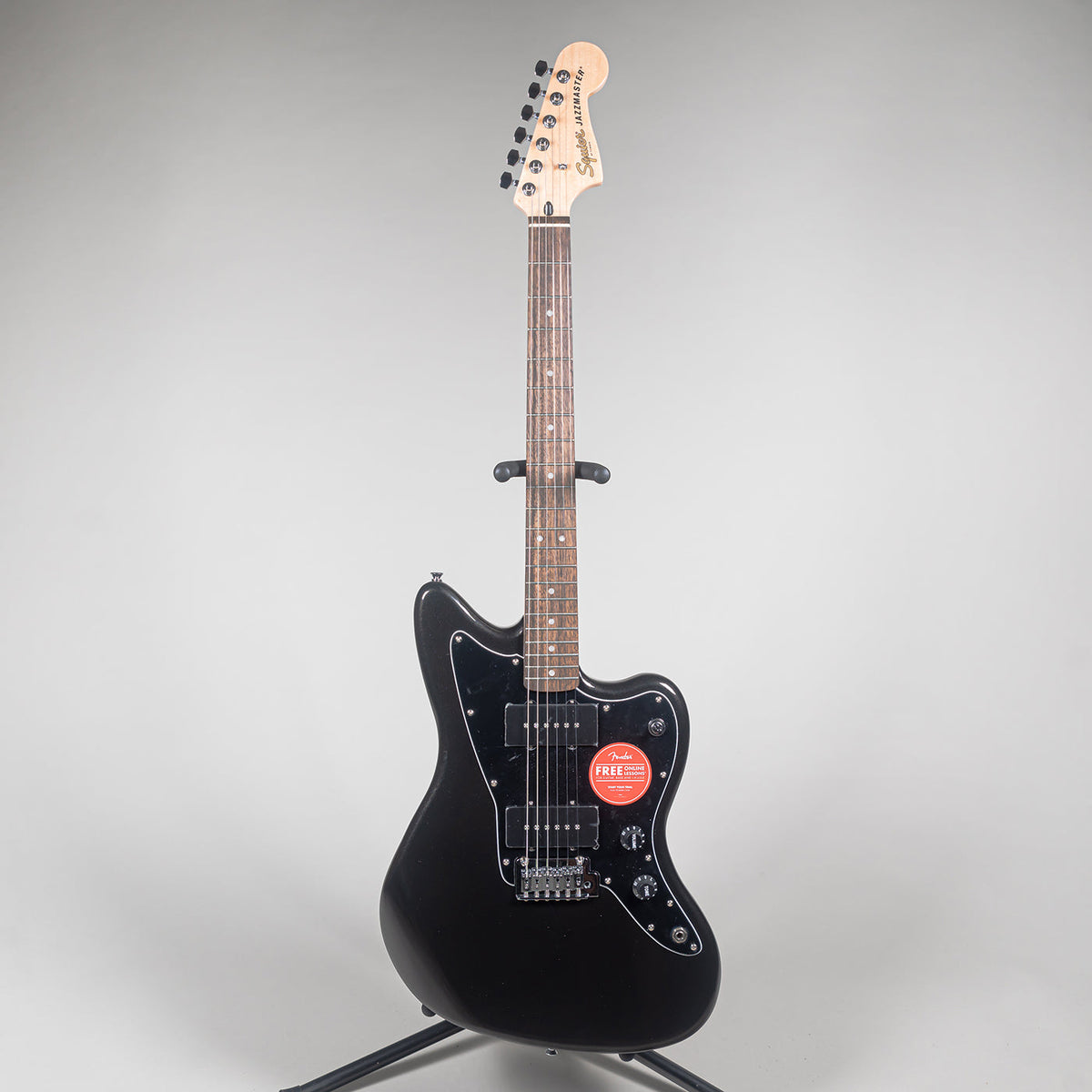 Squier Affinity Series Jazzmaster Electric Guitar - Metallic Black-Squier-Infinite Music