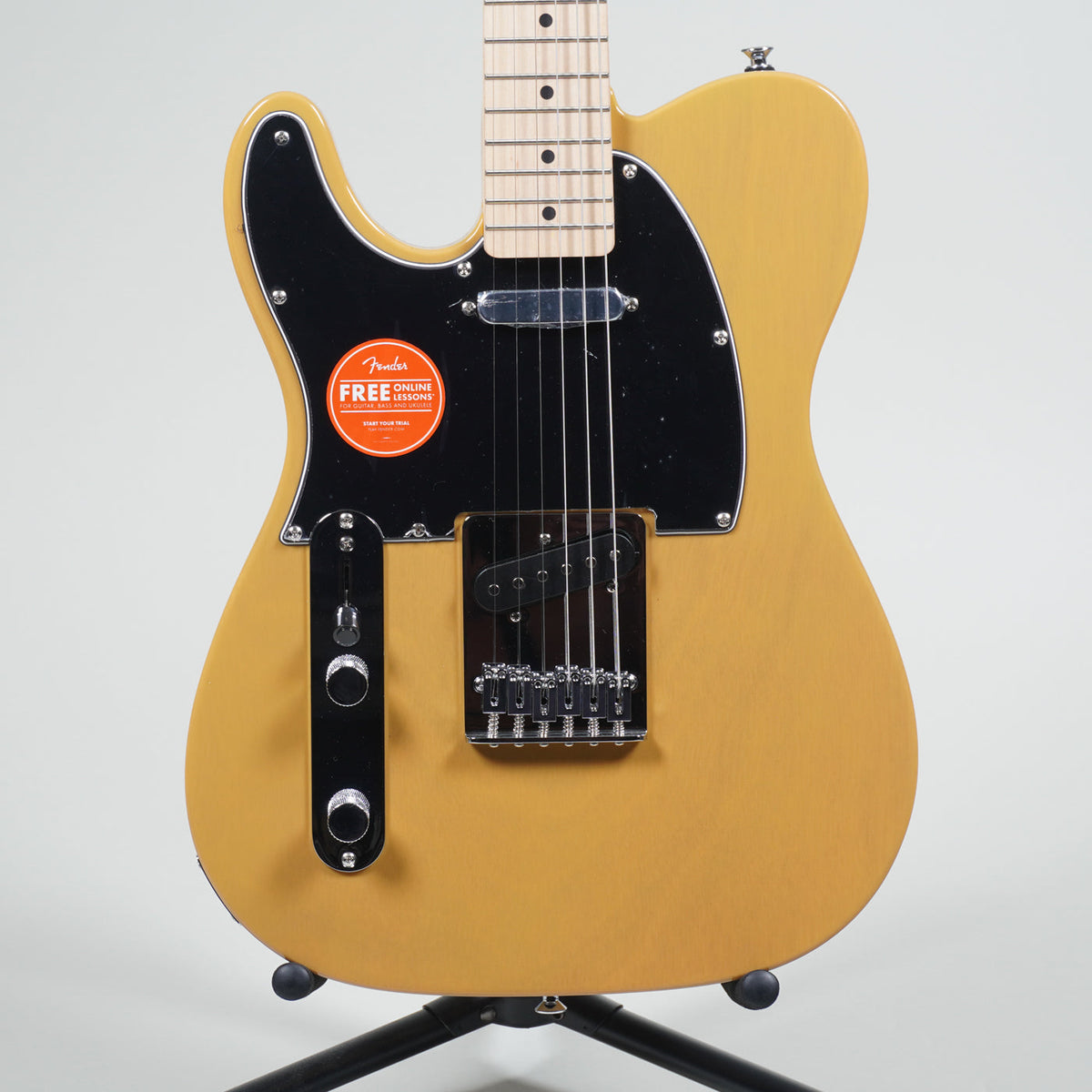 Squier Affinity Series Left Handed Telecaster Electric Guitar - Butterscotch Blonde-Squier-Infinite Music