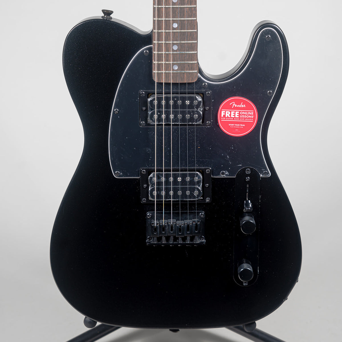 Squier Affinity Series Telecaster HH Electric Guitar - Metallic Black-Squier-Infinite Music