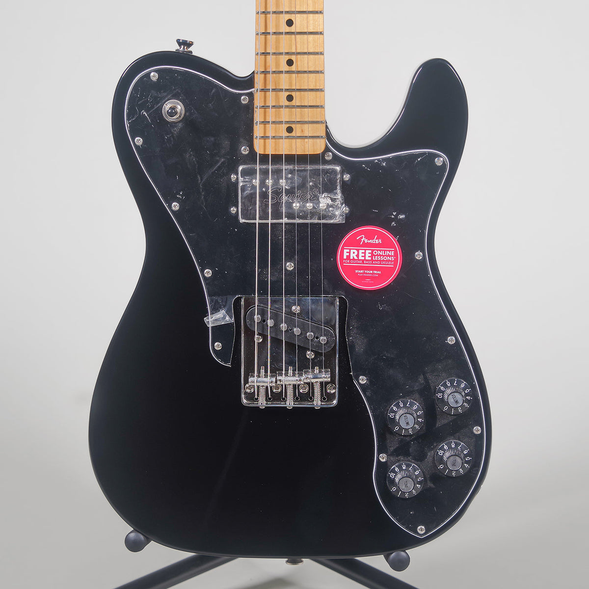 Squier Classic Vibe '70S Telecaster Custom Electric Guitar - Black-Squier-Infinite Music