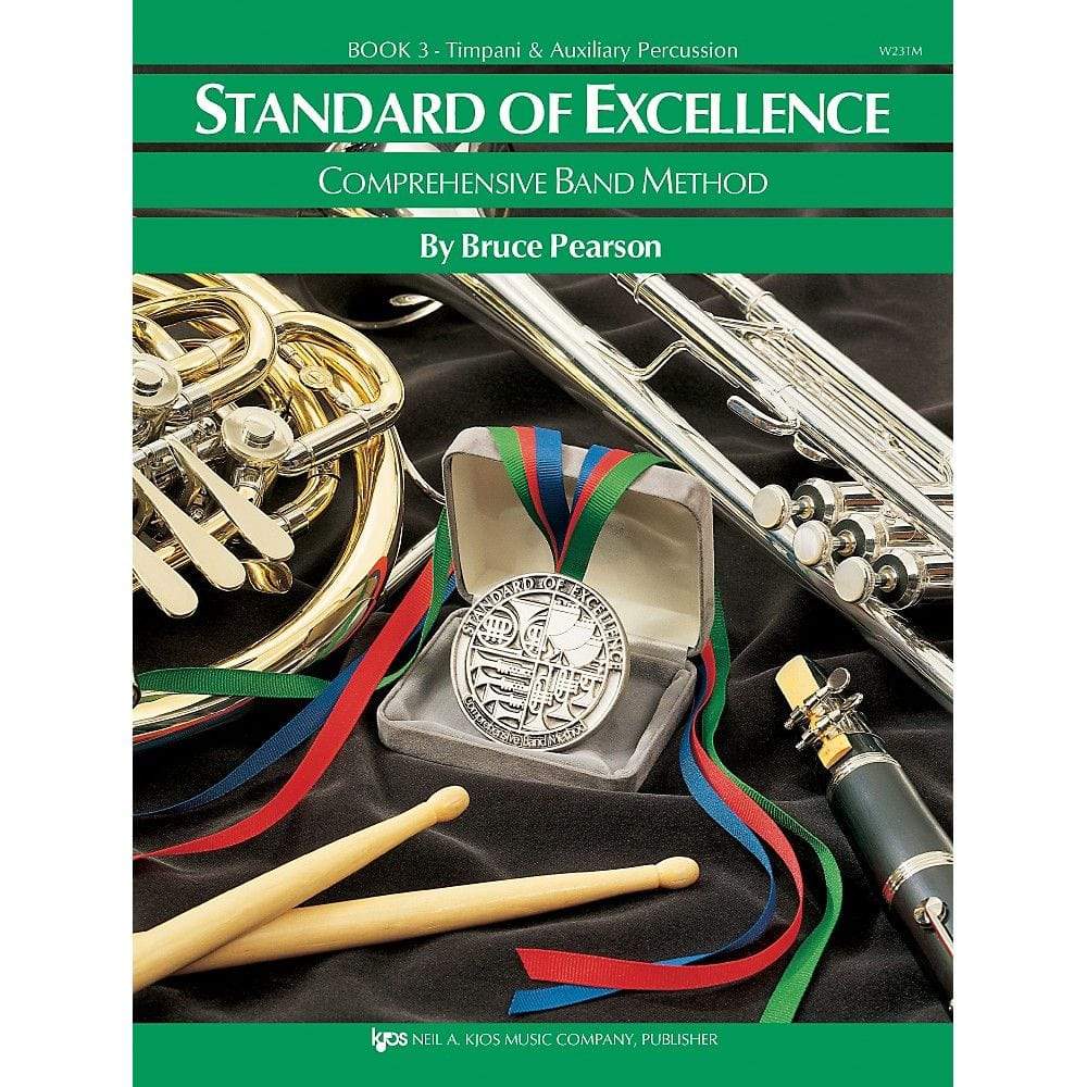 Standard of Excellence Book 3 - Timpani/Auxiliary Percussion-Standard Of Excellence-Infinite Music