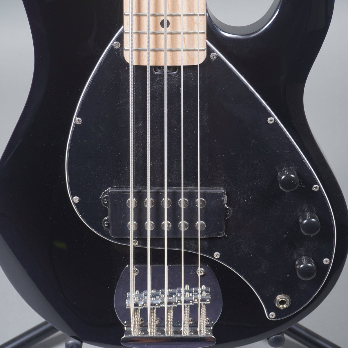 Sterling By Music Man Stingray RAY5 Bass Guitar - Black-Sterling-Infinite Music
