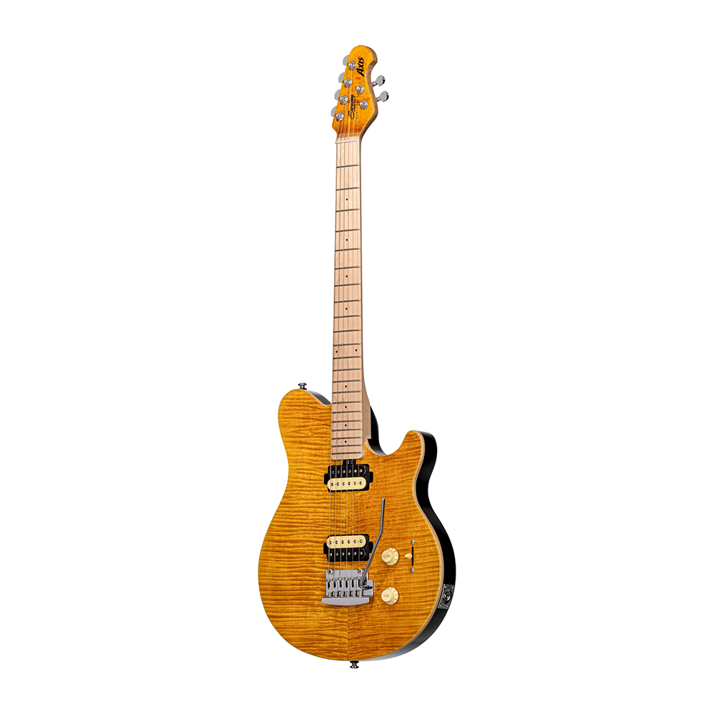 Sterling By Musicman Axis Flame Maple Trans Gold-Sterling-Infinite Music