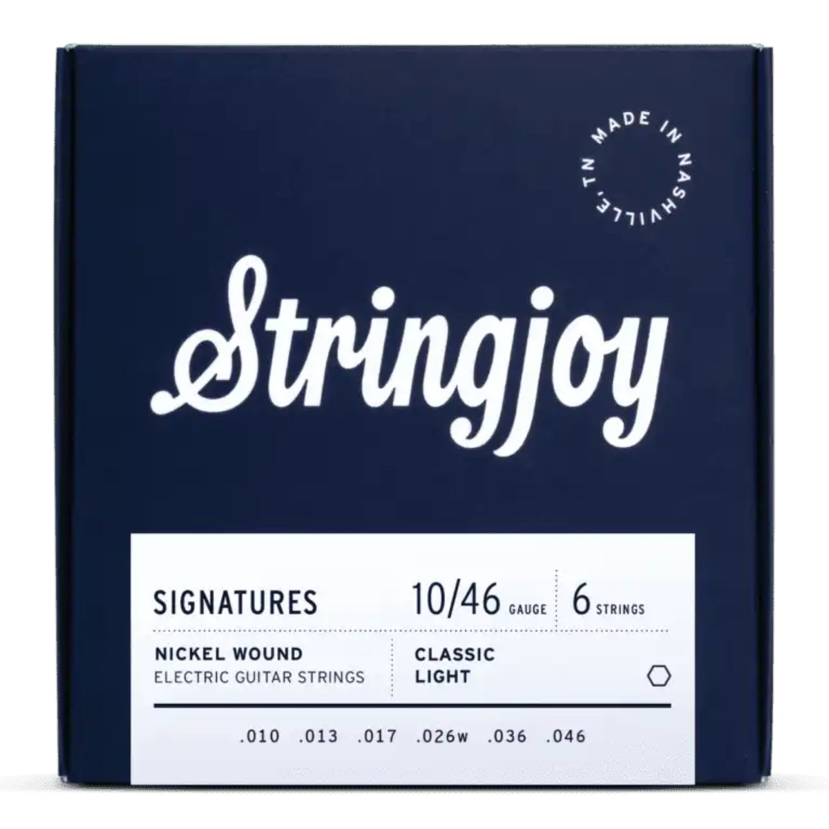 Stringjoy 10-46 Classic Light Gauge Signatures - Nickel Wound Electric Guitar Strings-Stringjoy-Infinite Music