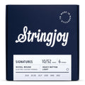 Stringjoy 10-52 Heavy Bottom Light Gauge Signatures - Nickel Wound Electric Guitar Strings-Stringjoy-Infinite Music