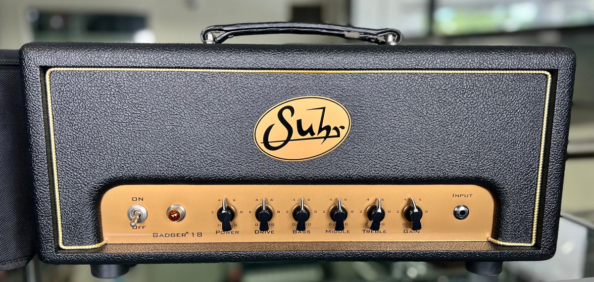 Suhr Badger 18 MK1 Valve Head w- Padded Cover ( Pre Owned )-Suhr-Infinite Music