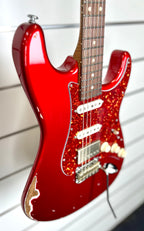 Suhr Dealer Select Classic Antique HSS - Roasted Flame Maple Neck / Rosewood FB - Candy Apple Red W/- Hard Case-Suhr-Infinite Music