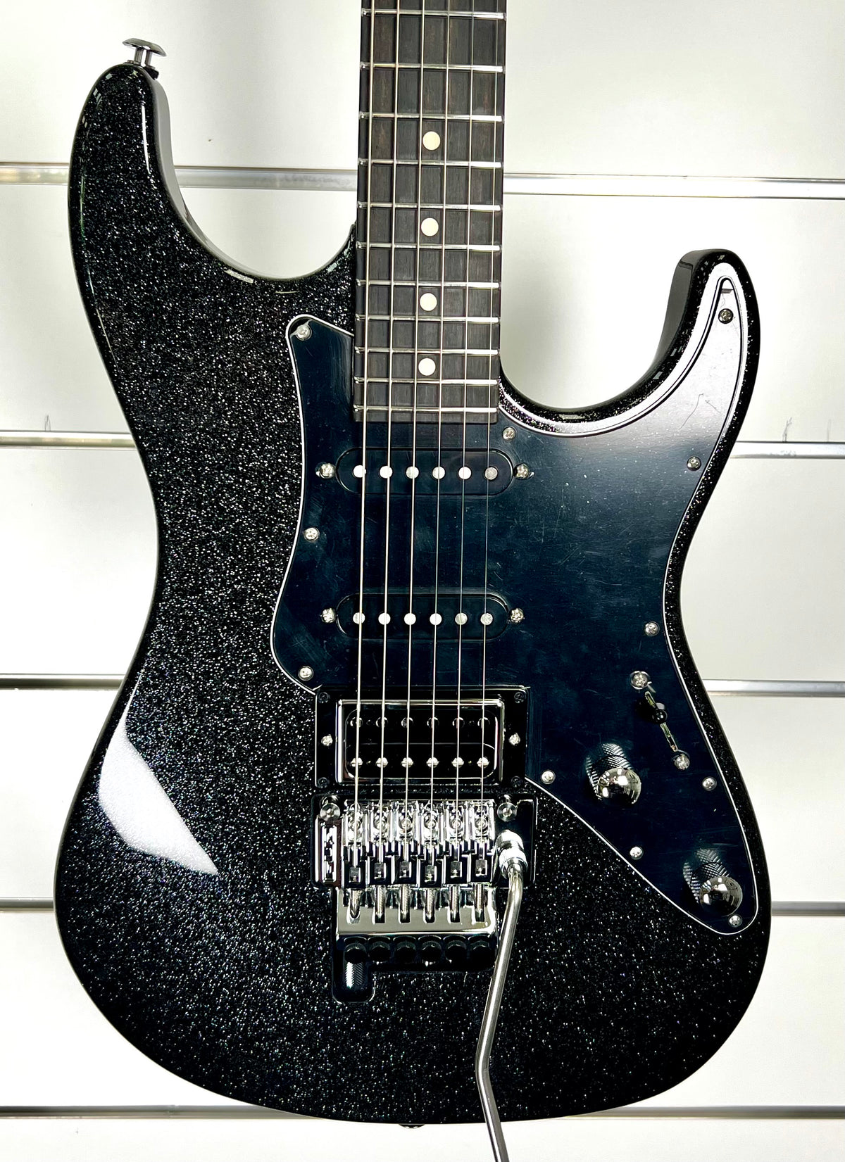 Suhr Pete Thorn Custom HSS - FU Tone Floyd Rose- Graphite Metallic (01-SIG-0049) In Hard Case-Suhr-Infinite Music