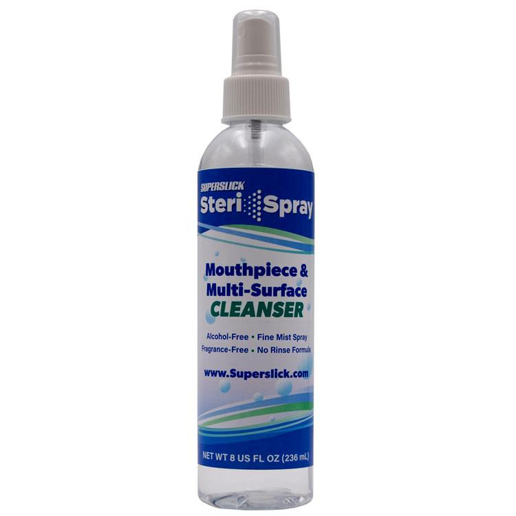 Superslick Steri-Spray Mouthpiece and Multi Surface Cleanser with Fine Mist Sprayer-Superslick-Infinite Music