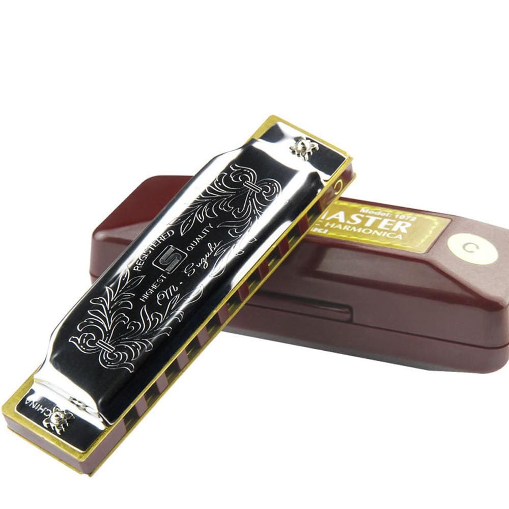 Suzuki Harmonica 1072 Folkmaster (Select Key)-Suzuki-Infinite Music