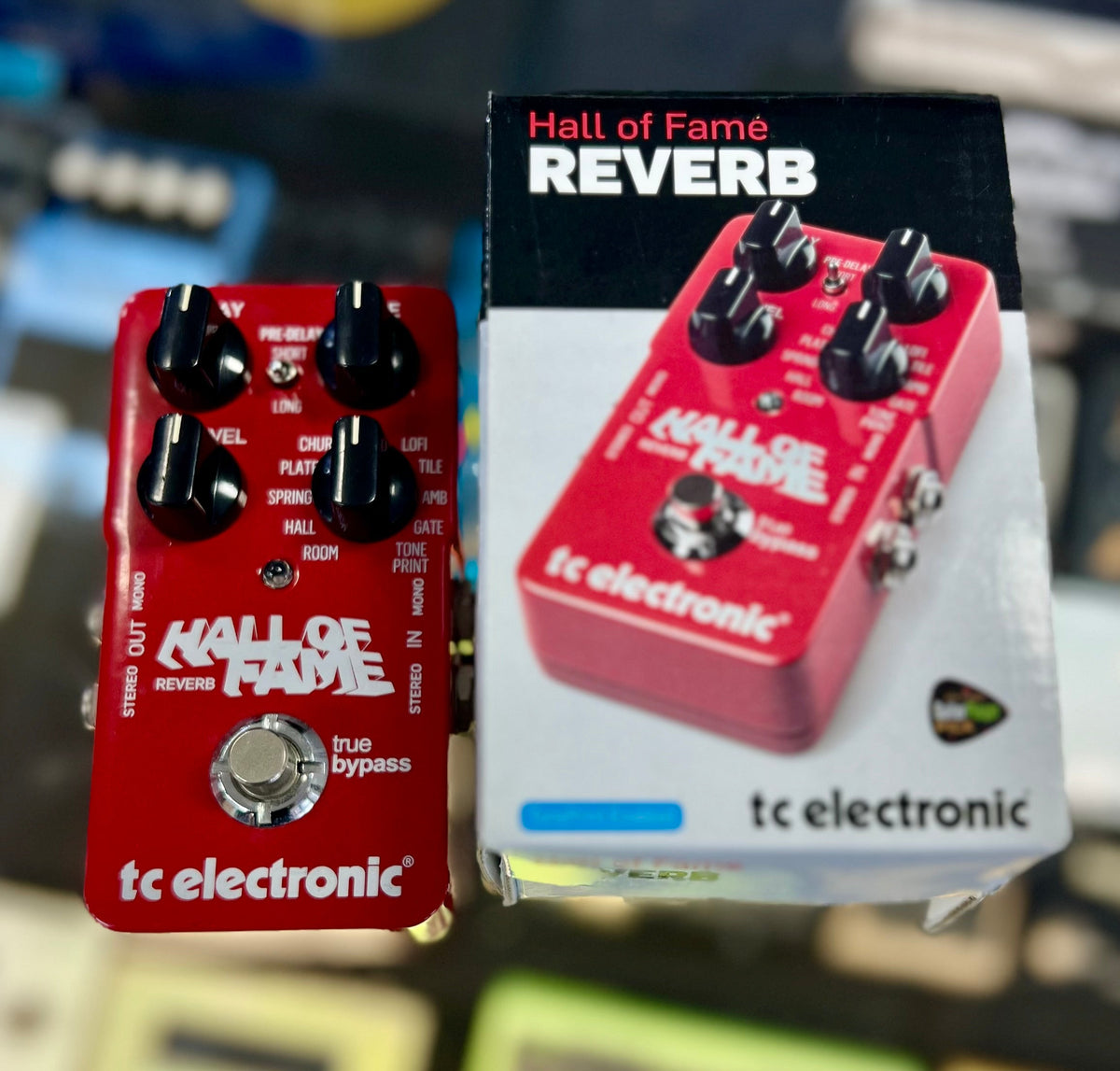 TC Electronic Hall Of Fame V1 Reverb Pedal w/ Box ( Pre Owned)-TC Electronic-Infinite Music