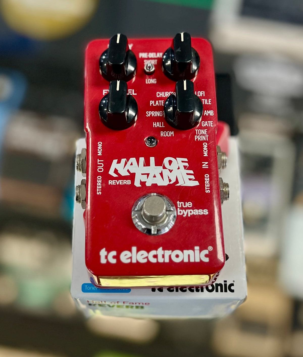 TC Electronic Hall Of Fame V1 Reverb Pedal w/ Box ( Pre Owned)-TC Electronic-Infinite Music