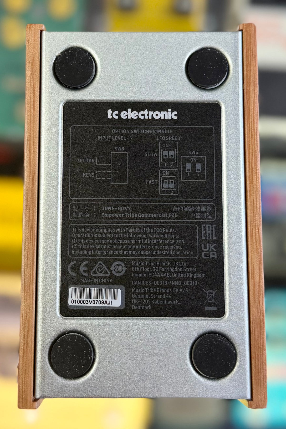 TC Electronic June 60 V2 Stereo Chorus ( Pre Owned ) ... In Box-TC Electronic-Infinite Music