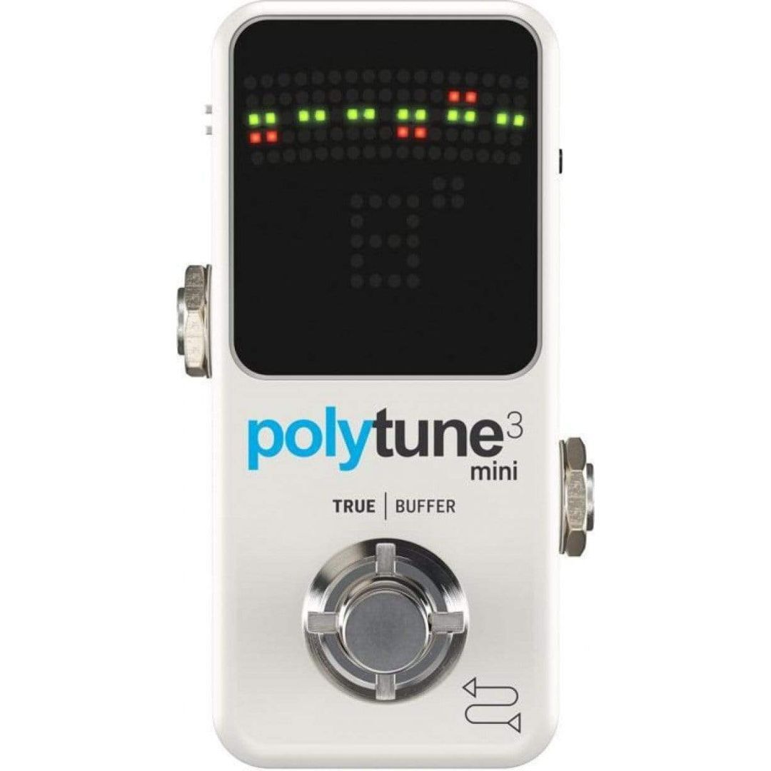 TC Electronic Polytune 3 Mini White Polyphonic Tuner-TC Electronic-Infinite Music