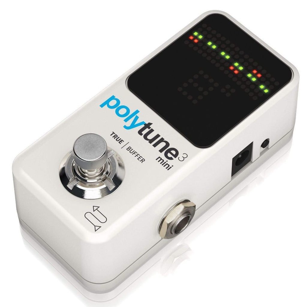 TC Electronic Polytune 3 Mini White Polyphonic Tuner-TC Electronic-Infinite Music