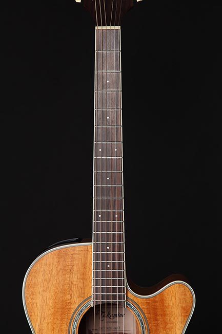 Takamine G70 Series NEX AC/EL Guitar with Cutaway in KOA -Natural Gloss Finish ( TGD77KCENAT )