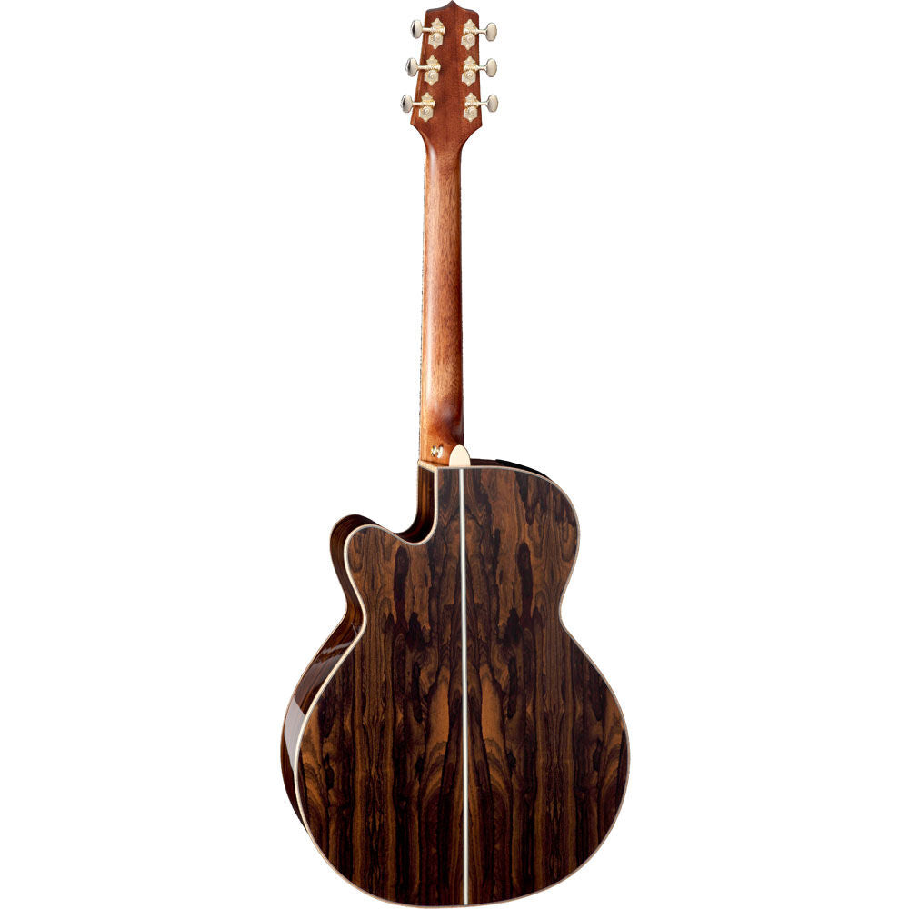 Takamine G90 Series Ziricote NEX AC/EL Guitar with Cutaway in Natural Gloss Finish W/- Deluxe Gig Bag
