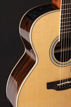 Takamine G90 Series Ziricote NEX AC/EL Guitar with Cutaway in Natural Gloss Finish W/- Deluxe Gig Bag